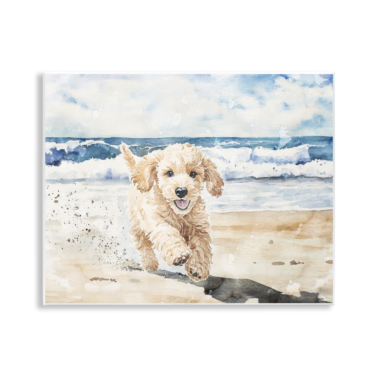 Stupell Industries Ocean's Best Friend Pup Wall Plaque, design by Svetlana Aleynikova